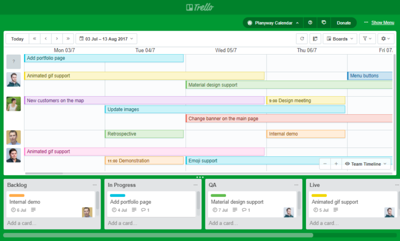 Planyway extensiones trello